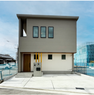 異素材の調和｜2階リビングのジャパンディ