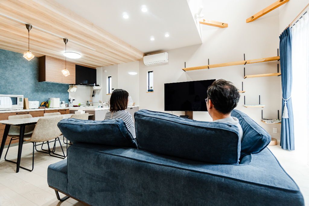 Y様邸で過ごすご家族の様子