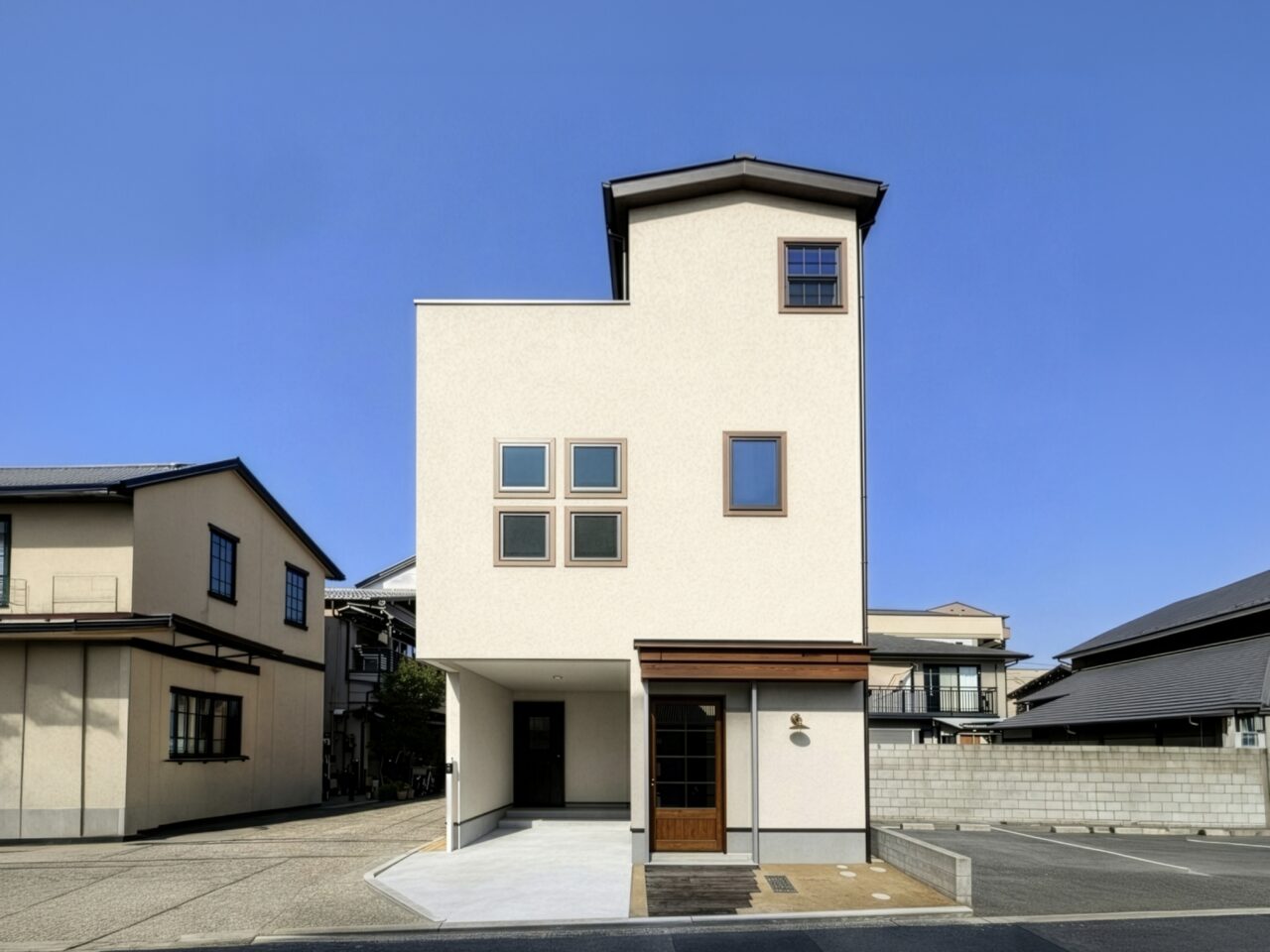 プロヴァンス風の外観