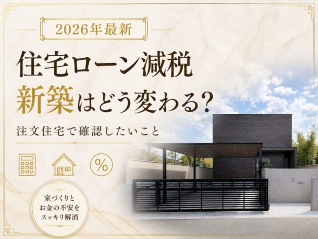 住宅ローン減税 新築はどう変わる？サムネ